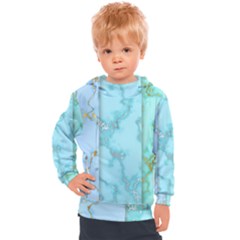 Background Marble Set Kids  Hooded Pullover