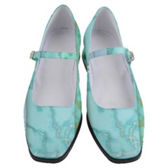 Background Marble Set Women s Mary Jane Shoes