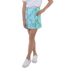 Background Marble Set Kids  Tennis Skirt