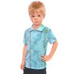 Background Marble Set Kids  Polo Tee