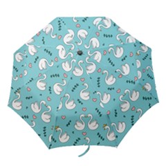 Elegant-swan-pattern-design Folding Umbrellas by Vaneshart