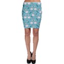 Elegant-swan-pattern-design Bodycon Skirt View1