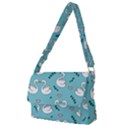 Elegant-swan-pattern-design Full Print Messenger Bag (S) View1