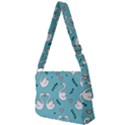 Elegant-swan-pattern-design Full Print Messenger Bag (S) View2