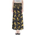 Background with golden birds Full Length Maxi Skirt View1