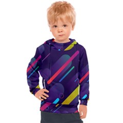 Colorful-abstract-background Kids  Hooded Pullover