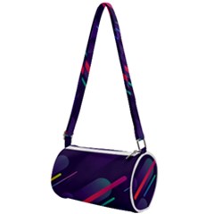 Colorful-abstract-background Mini Cylinder Bag