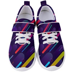 Colorful-abstract-background Women s Velcro Strap Shoes by Vaneshart