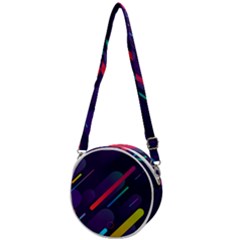 Colorful-abstract-background Crossbody Circle Bag