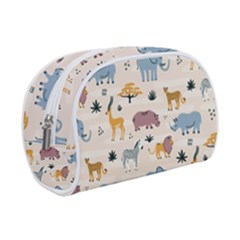 Wild Animals Seamless Pattern Makeup Case (small)