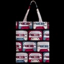 Music symbols rock music seamless pattern Zipper Classic Tote Bag View2