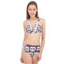 Music symbols rock music seamless pattern Cage Up Bikini Set View1