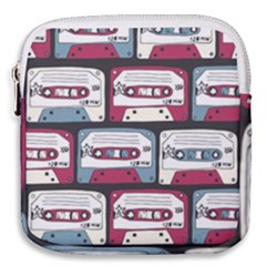 Music Symbols Rock Music Seamless Pattern Mini Square Pouch by Vaneshart