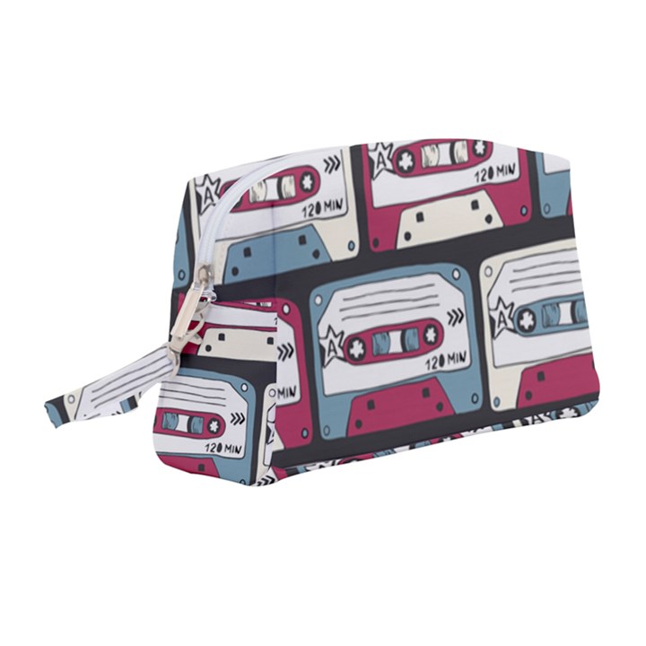 Music symbols rock music seamless pattern Wristlet Pouch Bag (Medium)