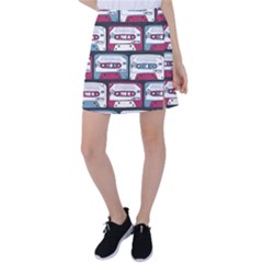 Music Symbols Rock Music Seamless Pattern Tennis Skirt