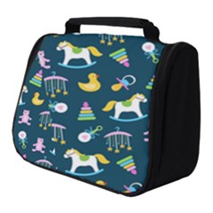 Cute Babies Toys Seamless Pattern Full Print Travel Pouch (small) by Vaneshart