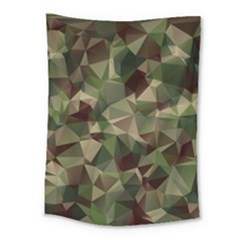 Abstract Vector Military Camouflage Background Medium Tapestry by Vaneshart