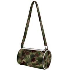 Abstract Vector Military Camouflage Background Mini Cylinder Bag