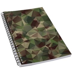 Abstract Vector Military Camouflage Background 5 5  X 8 5  Notebook by Vaneshart