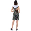 Abstract vector military camouflage background Racer Back Hoodie Dress View2