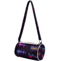 Colorful-sound-wave-set Mini Cylinder Bag View1