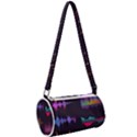 Colorful-sound-wave-set Mini Cylinder Bag View2