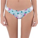 Classy-swan-pattern Reversible Hipster Bikini Bottoms View1