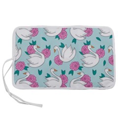 Classy-swan-pattern Pen Storage Case (s)