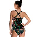 Hand-drawn-happy-birthday-pattern-background Tankini Set View2