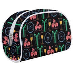 Hand-drawn-happy-birthday-pattern-background Makeup Case (medium)