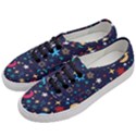 Colorful-background-moons-stars Women s Classic Low Top Sneakers View2