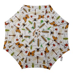 Insects Seamless Pattern Hook Handle Umbrellas (large) by Vaneshart