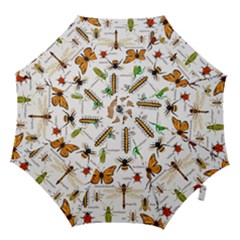 Insects Seamless Pattern Hook Handle Umbrellas (small) by Vaneshart