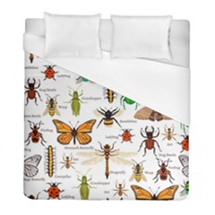 Insects Seamless Pattern Duvet Cover (full/ Double Size) by Vaneshart