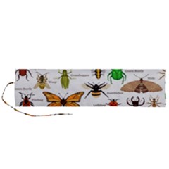 Insects Seamless Pattern Roll Up Canvas Pencil Holder (l) by Vaneshart