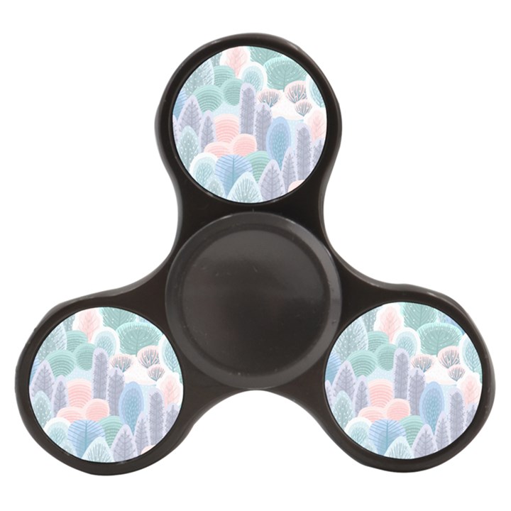 Abstract-seamless-pattern-with-winter-forest-background Finger Spinner