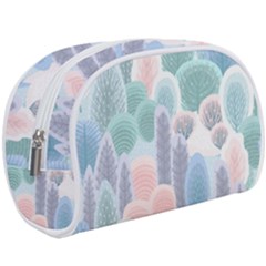 Abstract-seamless-pattern-with-winter-forest-background Makeup Case (large)