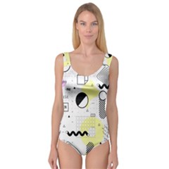 Graphic Design Geometric Background Princess Tank Leotard  by Vaneshart