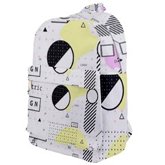 Graphic Design Geometric Background Classic Backpack by Vaneshart