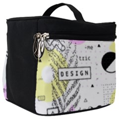 Graphic Design Geometric Background Make Up Travel Bag (big) by Vaneshart