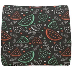 Seamless-vector-pattern-with-watermelons-mint -- Seat Cushion by Vaneshart