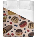 Seamless-pattern-with-sweet-cakes-berries Duvet Cover (California King Size) View1