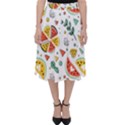 Seamless-hipster-pattern-with-watermelons-mint-geometric-figures Classic Midi Skirt View1