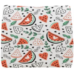 Seamless-vector-pattern-with-watermelons-mint Seat Cushion by Vaneshart