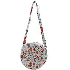 Seamless-vector-pattern-with-watermelons-mint Crossbody Circle Bag