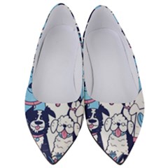 Dogs-seamless-pattern Women s Low Heels by Vaneshart