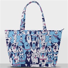 Dogs-seamless-pattern Back Pocket Shoulder Bag  by Vaneshart