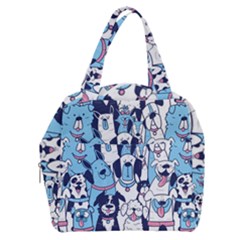 Dogs-seamless-pattern Boxy Hand Bag by Vaneshart