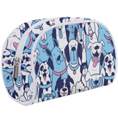 Dogs-seamless-pattern Makeup Case (large)