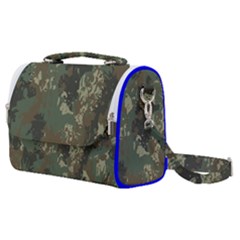 Camouflage-splatters-background Satchel Shoulder Bag by Vaneshart